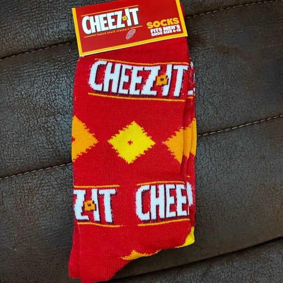 Odd Sox Cheez-It Crew Socks - NWT - Picture 1 of 2